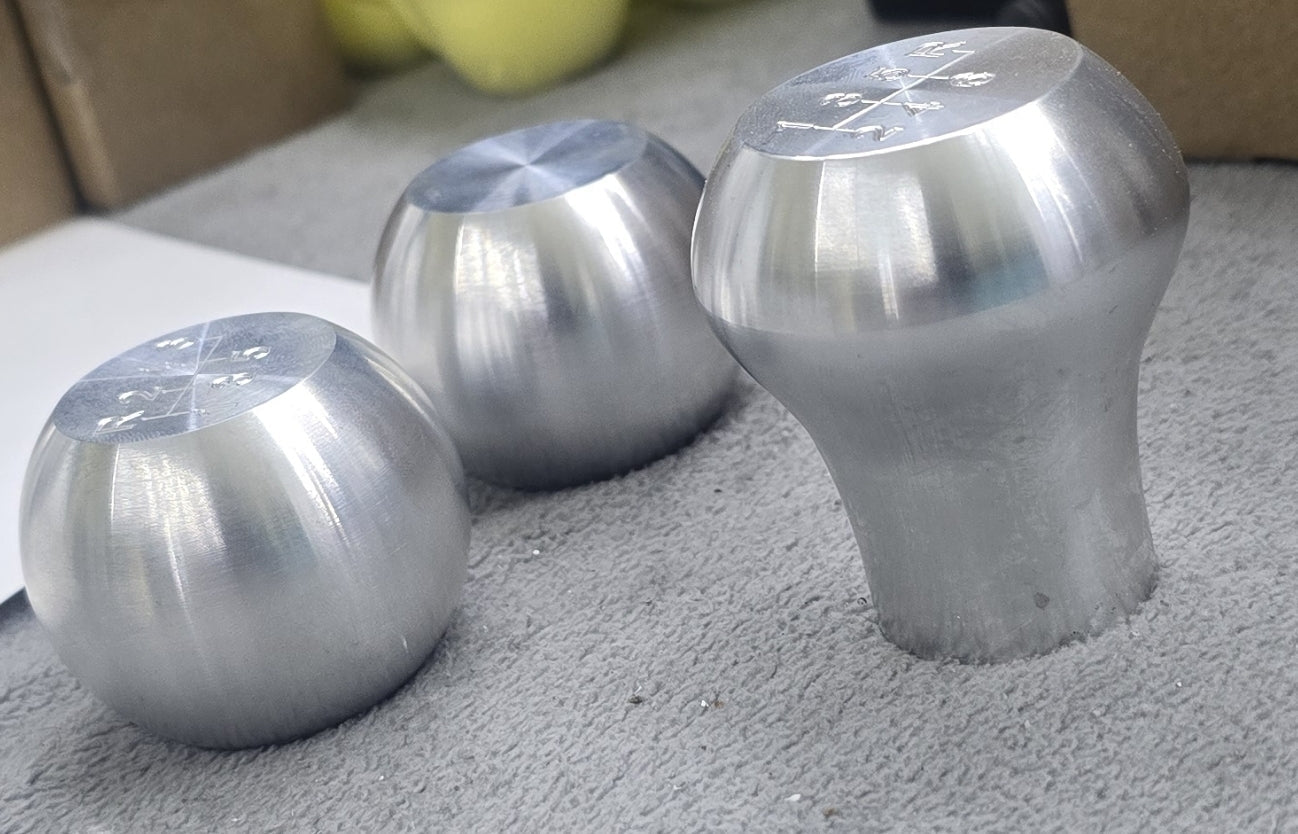 Duramax Extended Aluminum Shift Knob (Raw/Black)