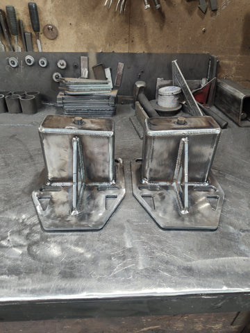 Pro Form Fab 1994-2002 Second Gen Dodge 2500/3500 Rear Integrated Bump Stop Lift Blocks