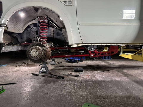 Pro Form Fab 11-16 Ford Super Duty F250/F350 Mini Cradle Style Fixed Length 4 Link Upgrade