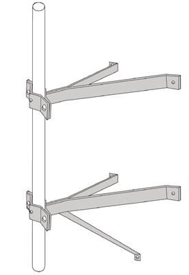 ROHN Mast Wall Mounts