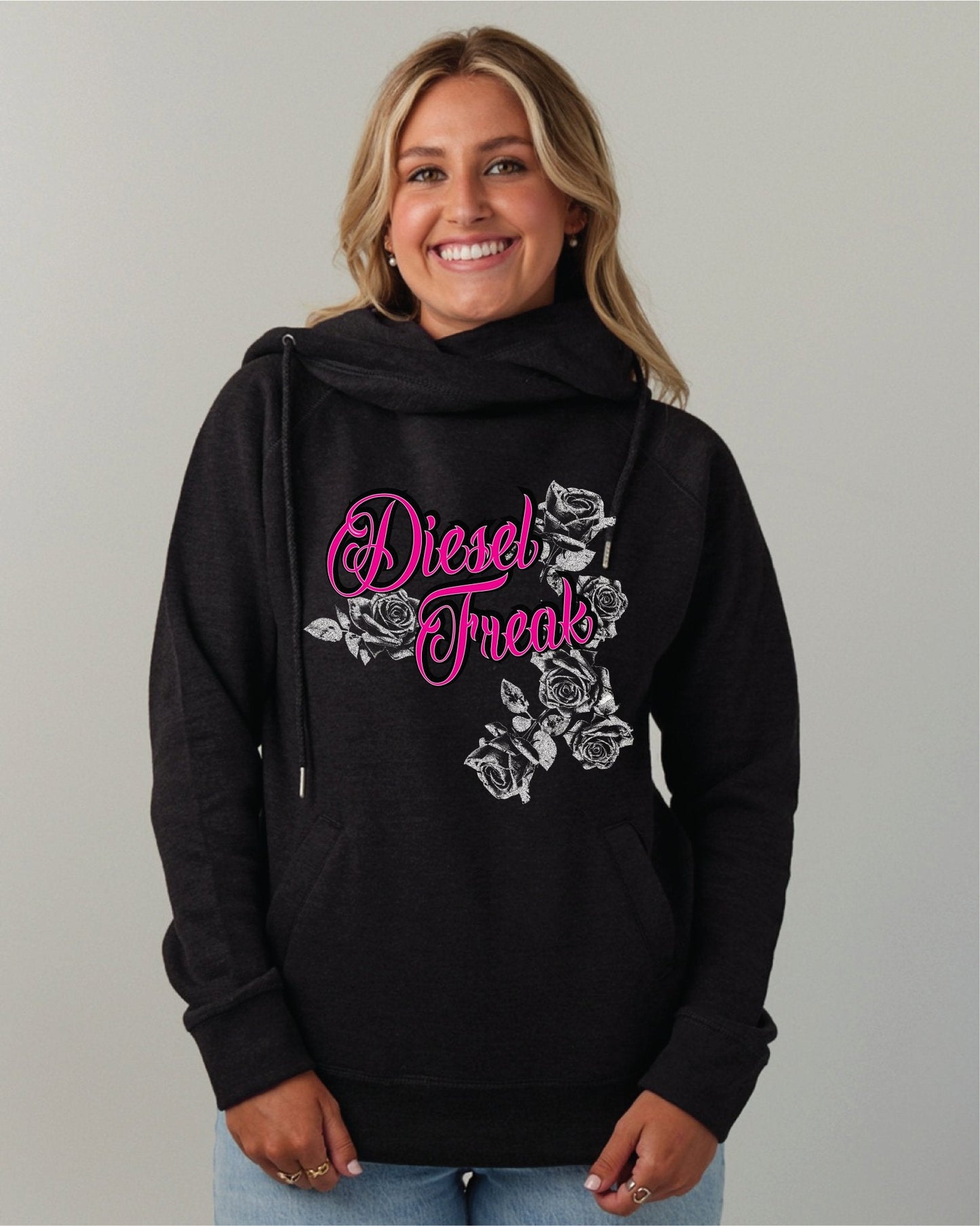 Roses - Funnel Neck Hoodie