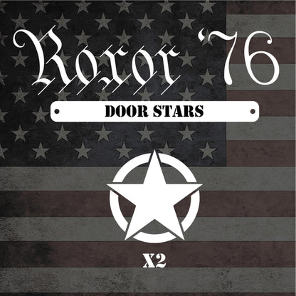 Roxor '76 - Military Door Stars