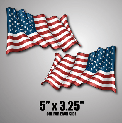Roxor Diesel powered - Roxor Graphics Kit - 2 flags 3 long roxor graphics