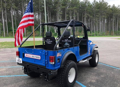 Roxor Diesel powered - Roxor Graphics Kit - 2 flags 3 long roxor graphics