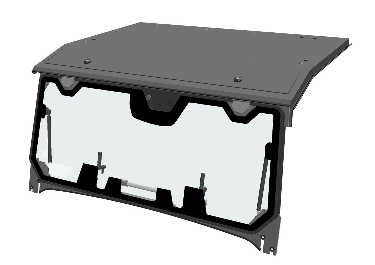 Roxor Full Flip up Windshield & Roof Combo