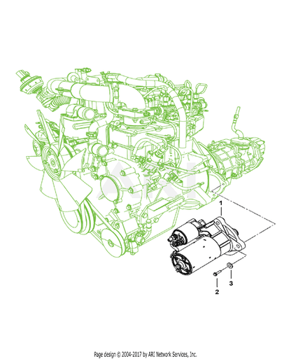 Roxor Manual Trans Starter Motor