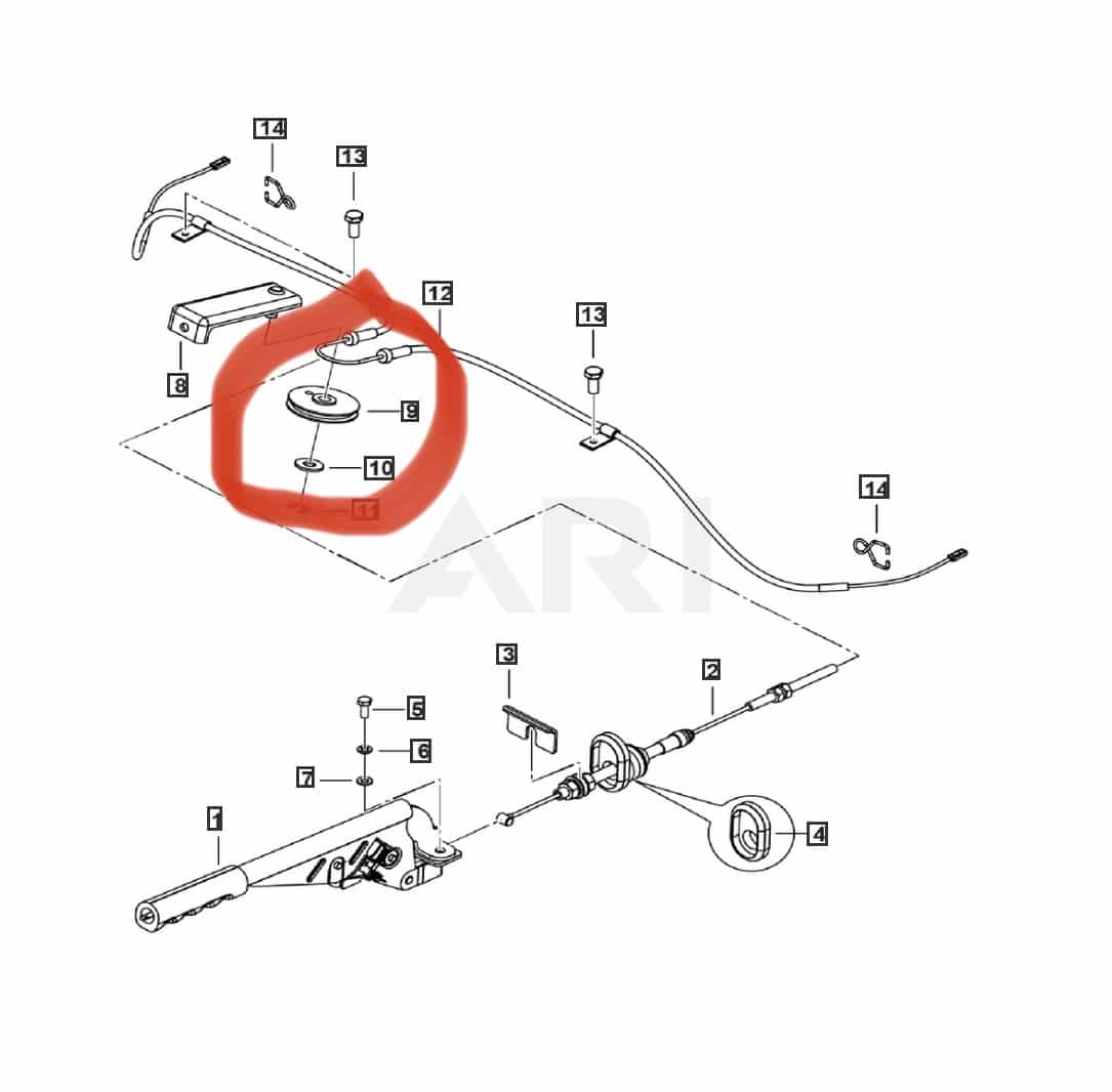 Roxor OEM Parking Brake Roller