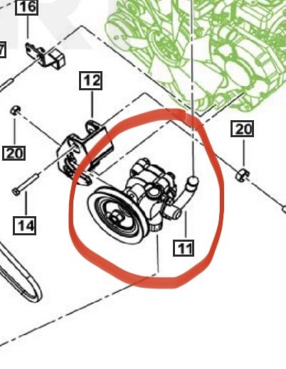 Roxor OEM Power Steering Pump