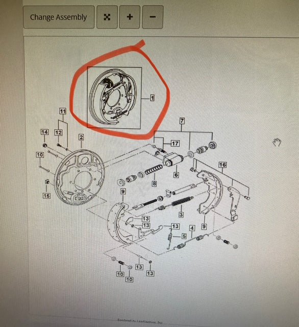 Roxor OEM Rear Brake Kit