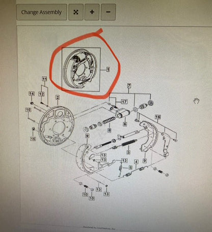 Roxor OEM Rear Brake Kit