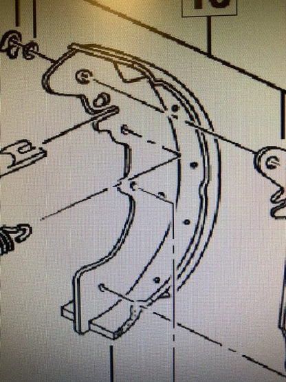 Roxor OEM Rear Brake Shoe