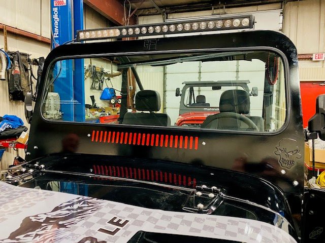 Roxor "Vented" Windshield Frame with CJ Glass
