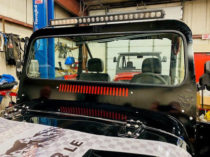 Roxor "Vented" Windshield Frame with CJ Glass