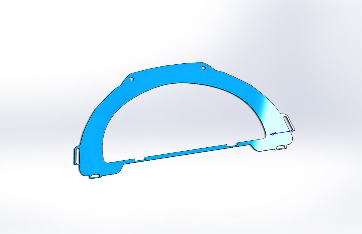 CARBON FIBER S2K AP1 AP2 Cluster Swap Conversion Bezel fits Acura for RSX