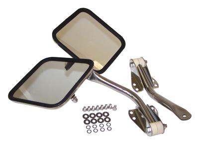 MIRROR AND ARM KIT STAINLESS