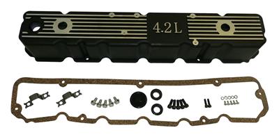 BLACK ALUMINUM VALVE COVER