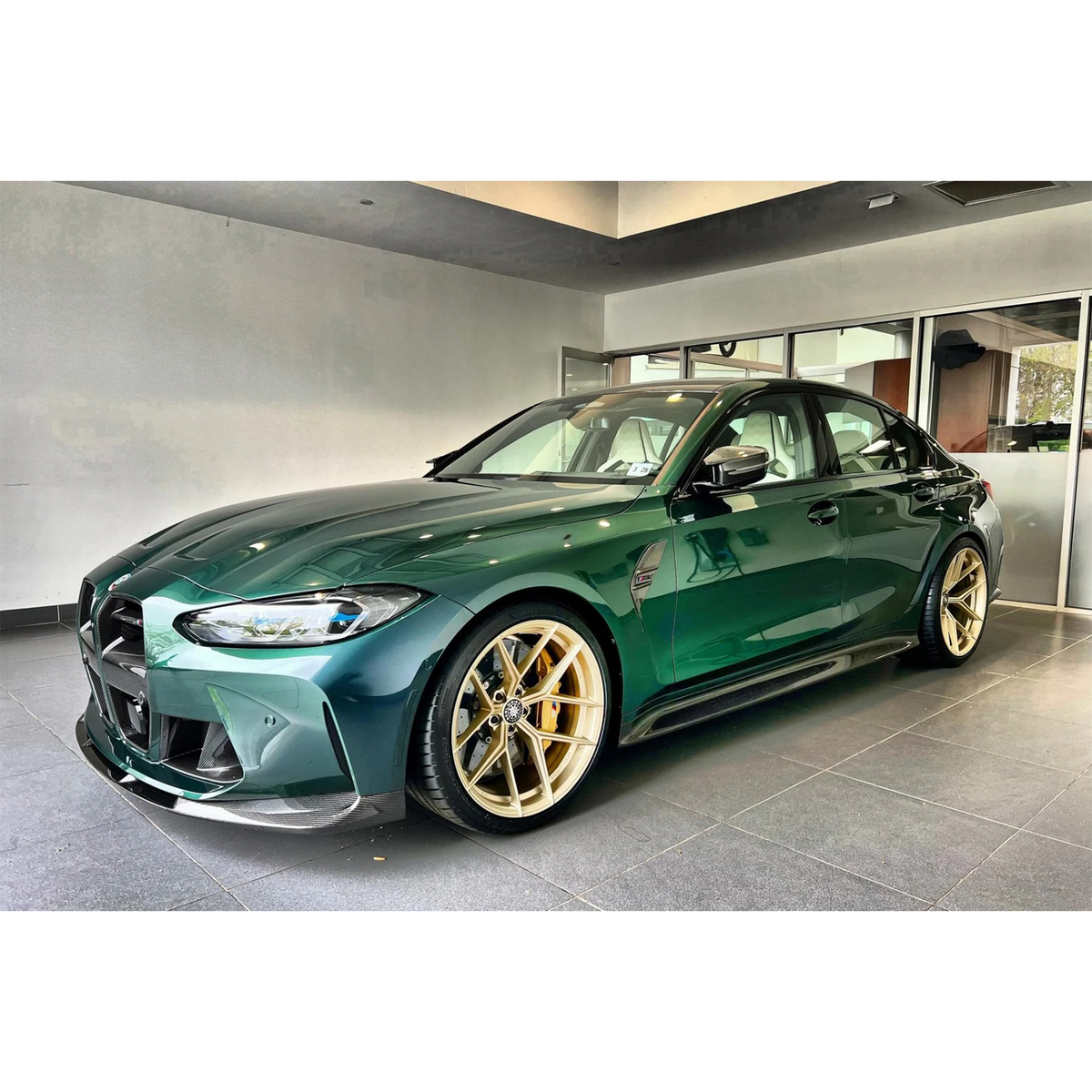 Aggressive M Style Carbon Fiber Front Lip for BMW G80 M3 G82 G83 M4