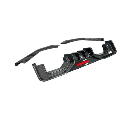 Carbon Fiber AD Style Rear Diffuser w/ LED Light for BMW G80 G81 G82 G83 M3 M4