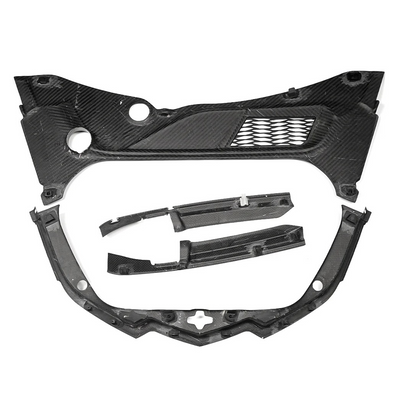 Dry Carbon Fiber Front Trunk Cover Trim Replacement for Chevrolet Corvette C8 Z51 Z06