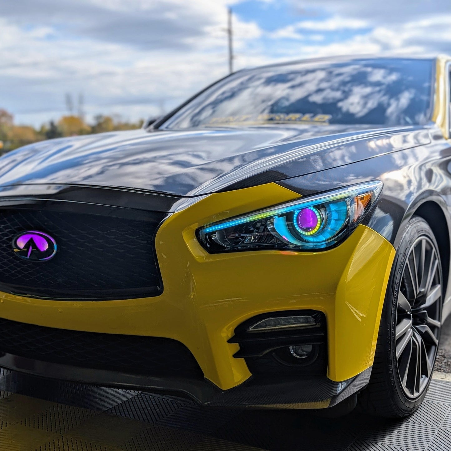 2014-2024 Infiniti Q50 RGBW Flow Series LED DRL Boards