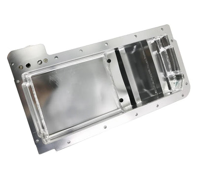 BULL BOOST PERFORMANCE Racing Front Sump Aluminum LS Oil Pan Kit With Billet Oil Filter Adapter