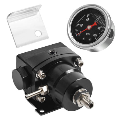 GEN PERFORMANCE RS-SERIES FUEL PRESSURE REGULATOR WITH GAUGE
