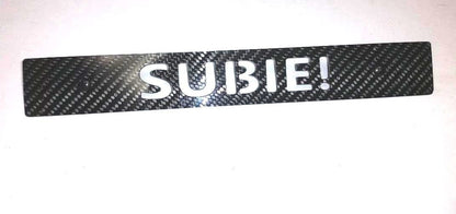 CARBON FIBER SUBIE! Front License Plate Delete for Subaru WRX Impreza STi