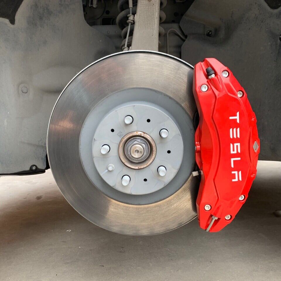 Tesla Model 3 Highland Brake Caliper Covers Aluminum Front & Rear RED and Yellow 2024 + (4PCS)