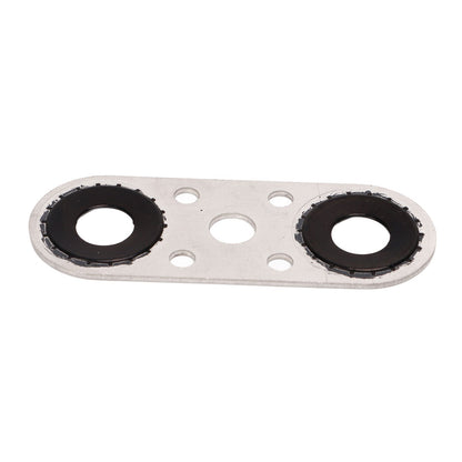 Transmission Cooler Line Adapter Plate with Gasket and 6AN Fittings Compatible with 6L80E 6L90E 8L90E Oil Seal Line Connector for Braided Hose Set