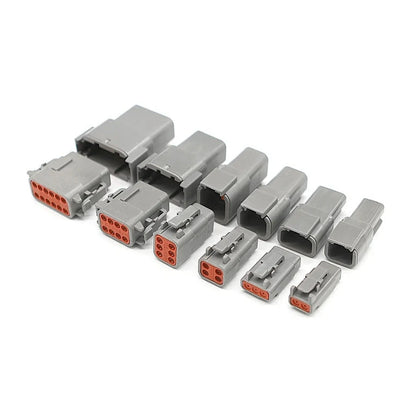 Deutsch DTM 4-Pin Connector Kit with Terminals – Complete Male & Female Sealed Set