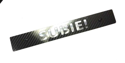 CARBON FIBER SUBIE! Front License Plate Delete for Subaru WRX Impreza STi