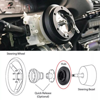 GEN Performance 100H Short Hub Steering Wheel Adapter Kit – Eclipse, Lancer, Galant, WRX