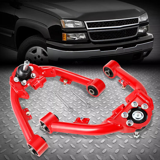 GEN PERFORMANCE 99-07 Silverado Sierra 1500/Classic 2"-4" Lift Front Upper Control Arms – Red
