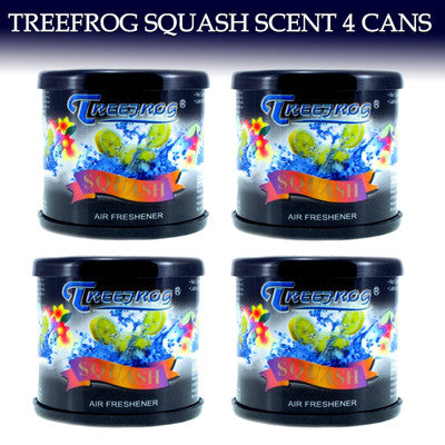 TREEFROG Air Freshener Gel – Squash Scent, 4-Pack Long-Lasting Freshness (2.8oz / 80g Each)