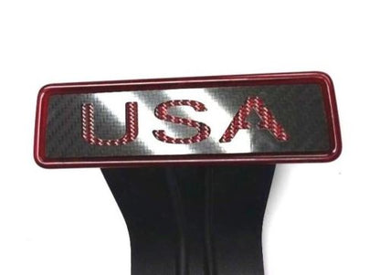 CARBON FIBER USA 3rd Rear Brake Light Cover For Jeep Wrangler JK 2007-2017