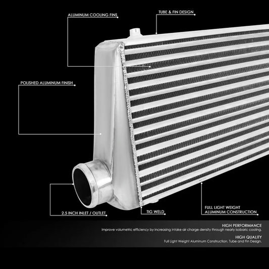 GEN Performance Universal Full Aluminum Front Mount Intercooler 31" x 13" x 3" Tube & Fin