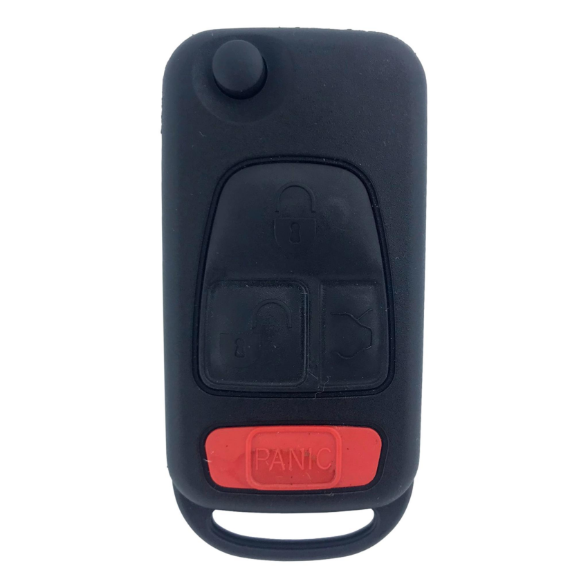 Mercedes 1998-2005 4 Button Flip Key Replacement Shell HU39