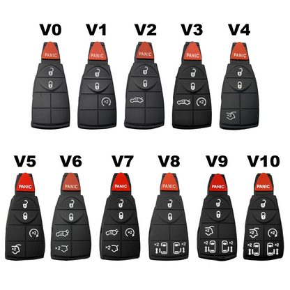 Brand New Button Pad Replacement for Chrysler / Dodge / Jeep / Ram Fobik