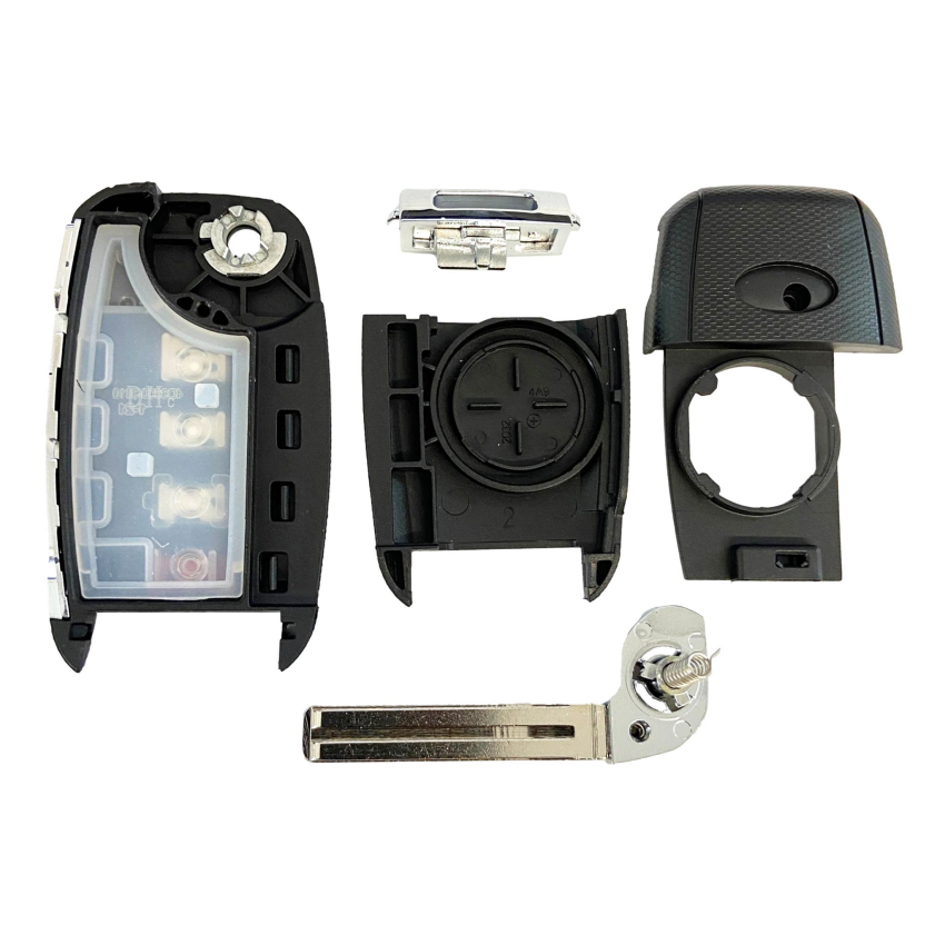 Kia Sedona Sorento 2013-2019 4 Button Flip Key Shell w/ Hatch