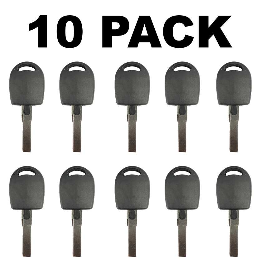 Audi Volkswagen Transponder Key Shell HU66 (10 Pack)