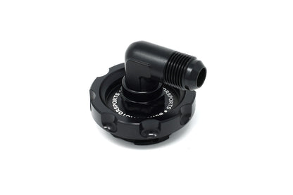 BMW B58 oil filler cap dual vent kit close view