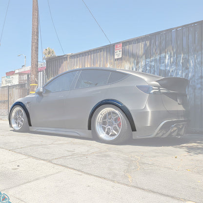 2020-2024 Tesla Model Y (1st-Gen) SDX Style FRP Widebody Fender Flare Kit | E3Tuning