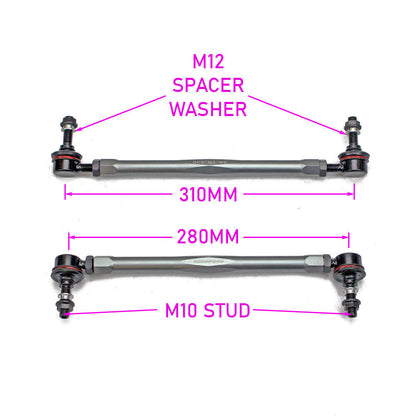 Godspeed Hyundai Veloster 2019-2023 Front Sway Bar Adjustable Links, OE Replacement
