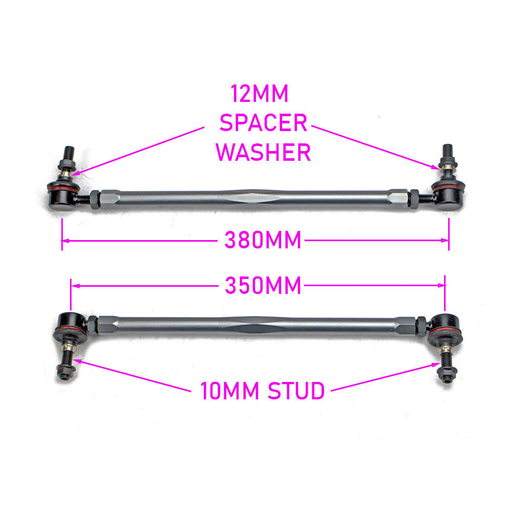 GODSPEED Toyota GR Corolla 2023-2025, Front Sway Bar Links Adjustable, OE Replacement Length