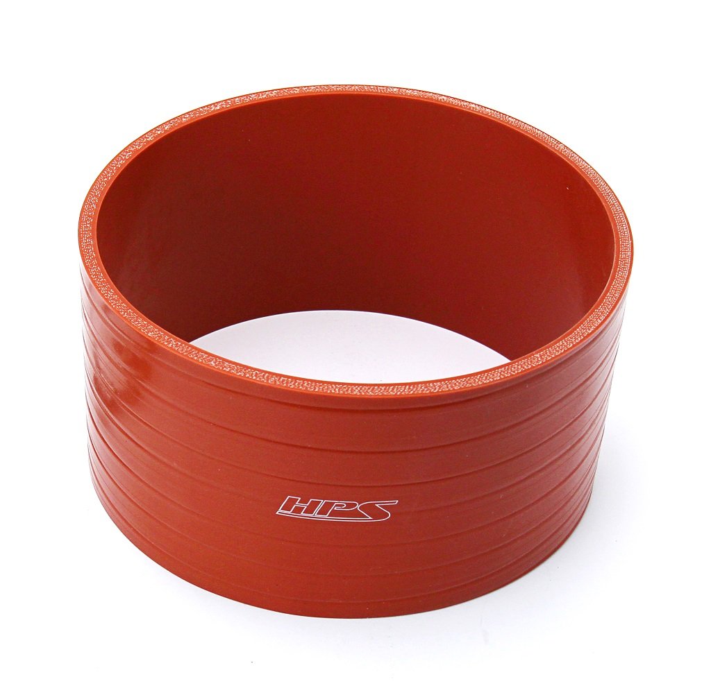 HPS Performance Products HPS 5-1/2" (140mm) ID Silicone Straight Coupler Hose, Ultra High Temp 4-ply Aramid Reinforced, Max. Temperature Rating 500F