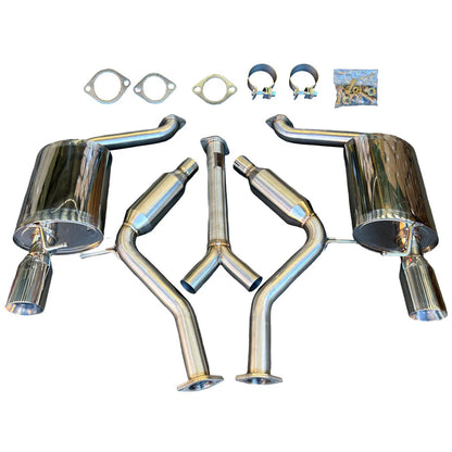 BULL BOOST PERFORMANCE 3” STAINLESS STEEL DUAL CATBACK EXHAUST SYSTEM LEXUS SC300 / TOYOTA SOARER Z30 1992–2000