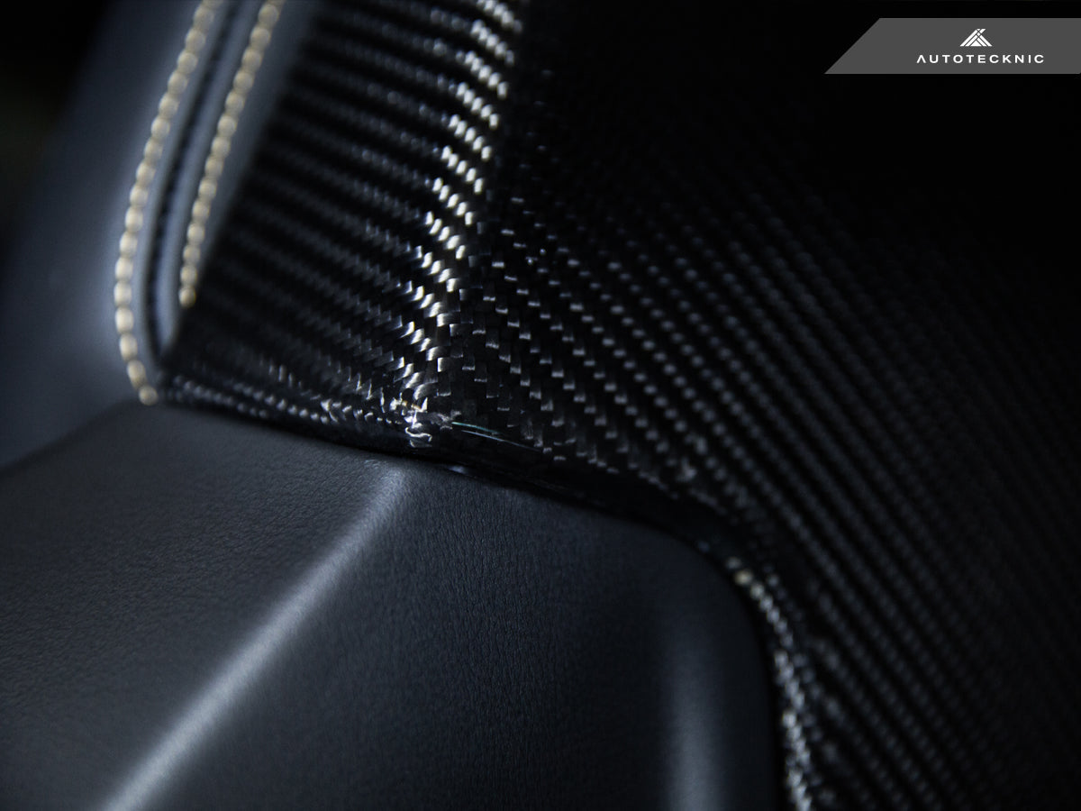AutoTecknic Dry Carbon Seat Back Cover Set - BMW G01 X3 M40I | G02 X4 M40I