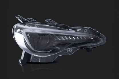 Scion FR-S Subaru BRZ Toyota GT86 1st Gen (ZN6/ZC6) Black Dual Beam Projector Headlights (2012-2021)