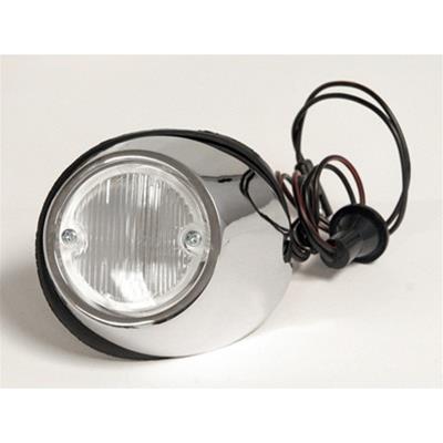 BACKUP LIGHT CLEAR CHROME LEFT