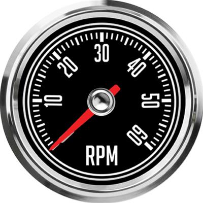 TACH ANALOG 0-6000 RPM 2-5/8IN